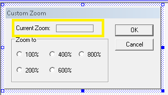 Dialogue box without overlapping